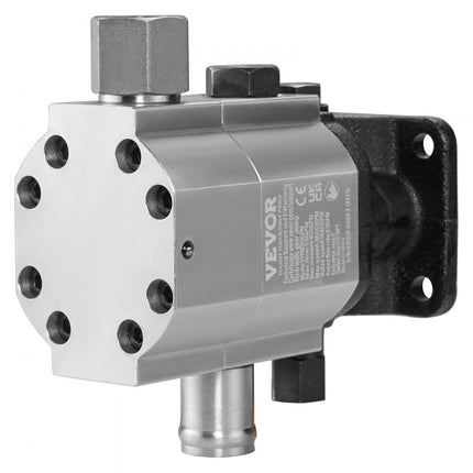 VEVOR hydraulische houtkloverpomp, 13 GPM, 2-traps 3000 PSI houtkloverpomp, 1" inlaat 1/2" NPT uitlaat 3600 RPM aluminium hydraulische tandwielpomp, voor kleine motorhoutklover, sneeuwploeg