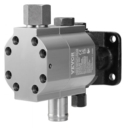 VEVOR hydraulische houtsplijterpompset, 16 GPM, 2-traps 4000 PSI aluminium hydraulische tandwielpomp, met klep 1" inlaat 1/2" NPT uitlaat 3600 RPM, voor kleine motorsteun houtsplijter