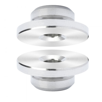 VEVOR 51-pack kabelrailset, 1/8" wielbeschermermouwen, bundel met zwarte onzichtbare 1/8" persspanner en klem, kabelrailpaalbeschermerhoezen voor 0,41" horizontale gatenpalen