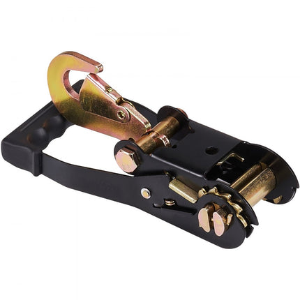 VEVOR wielkeg spanbandenset, 2" x 96" spanbanden autotransport, 4-delig aanhangerspansysteem 5000kg breukbelasting, ATV's, UTV's, aanhangwagens, wielblokken en spanbanden accessoires oranje