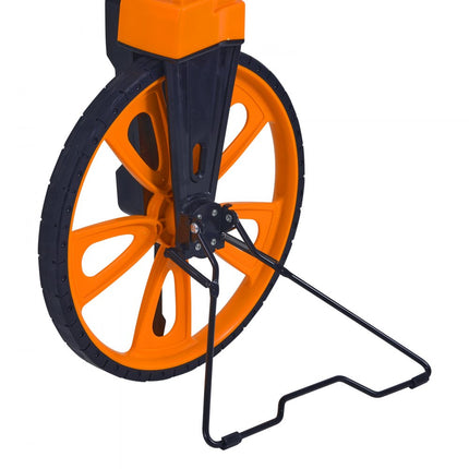 VEVOR meetwiel 0-9999,9m precisiemeetwiel ±0,5% meetrol roltacho met telescopische stang 101-52cm meetwiel φ317,5mm afstandsmeter gemaakt van ABS + aluminiumoxide incl. draagtas