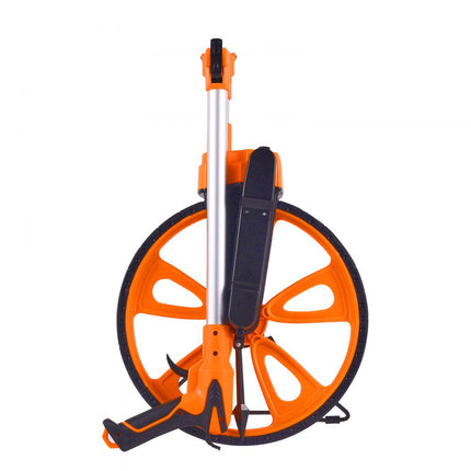 VEVOR meetwiel 0-9999,9m precisiemeetwiel ±0,5% meetrol roltacho met telescopische stang 101-52cm meetwiel φ317,5mm afstandsmeter gemaakt van ABS + aluminiumoxide incl. draagtas