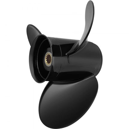 VEVOR buitenboordschroef, vervangt OEM 765183, 3-bladige aluminium bootschroef met een steek van 13,5" x 17", compatibel met 40-140 pk 2-takt Evinrude buitenboordmotor, 13 splines, rechts