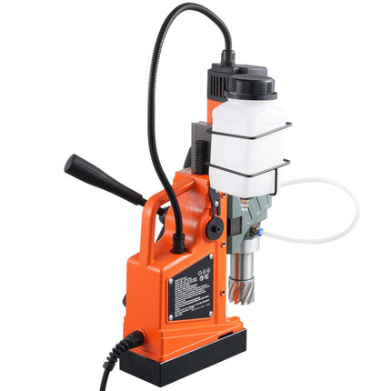 VEVOR magneetboormachine, 1450 W, 40 mm boordiameter, 12500 N, 800 RPM, draagbare professionele kernboormachine, met variabele snelheid, boor voor elk oppervlak, woningverbetering