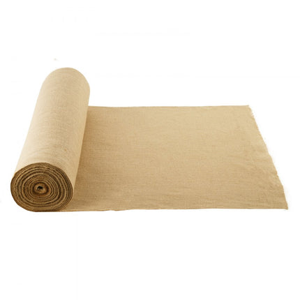 VEVOR jute stof 50x50 jute decoratieve stof ambachtelijke stof jute lint 914mmx45.7m