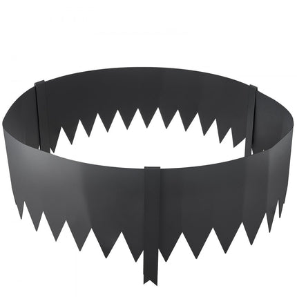 VEVOR gazonrand 30 x 100 cm (set van 4) Stalen gazonrandband Bedrand Bedrand Maairand Geschikt voor buitentuinen, paden, gazons, binnenplaatsen, bermen en meer