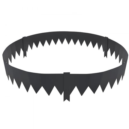 VEVOR gazonrand 40" x 6" (set van 3) Stalen gazonrandband Bedrand Bedrand met doornen Maairand Geschikt voor buitentuinen, paden, gazons, binnenplaatsen, bermen en meer