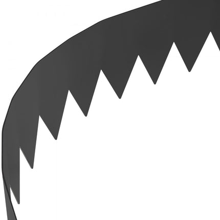 VEVOR gazonrand 40" x 6" (set van 6) stalen gazonrandband bedrand bedrand maairand geschikt voor buitentuinen, paden, gazons, binnenplaatsen, bermen en meer zwart