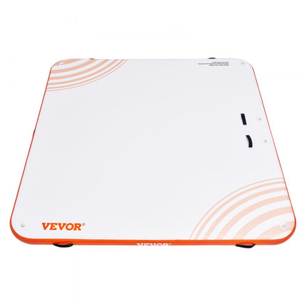 VEVOR Opblaasbaar trampoline-zwemplatform 3,04 x 3,04 m zwemplatform