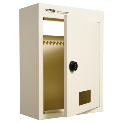 VEVOR wandbrievenbus, 31,8 x 16 x 42,3 cm, met codeslot, beige
