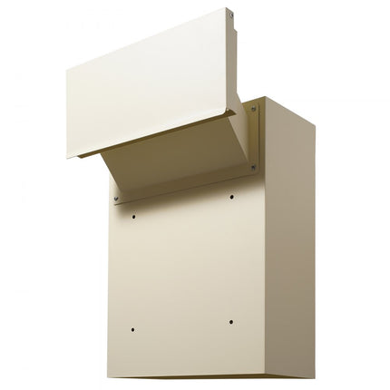 VEVOR wandbrievenbus, 31,8 x 16 x 42,3 cm, met codeslot, beige