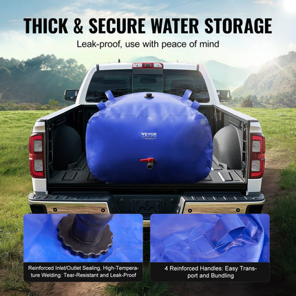 VEVOR waterzak opslagcontainer watertank waterzak waterzak 400L