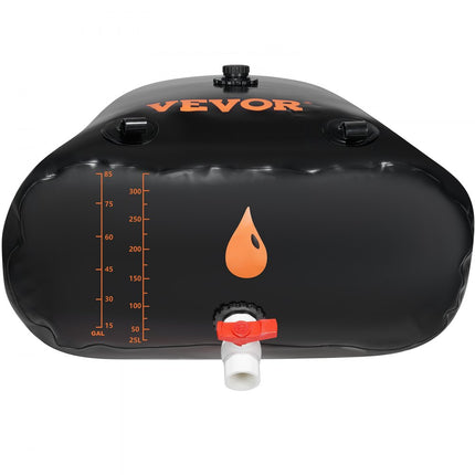 VEVOR waterbellen 330L opslagcontainer PVC 1000D watertank 120x80x35cm wanneer vol water waterzak -30℃～+70℃ Zacht waterzak voor tuin kamperen camper droogte brandweer gebruik