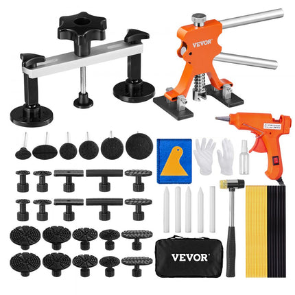 VEVOR 56-delige Bridge Dent Puller Dent Repair Kit Bevat 20 Pull Tabs & 6 x Bridge Pull Tabs Aluminium Dent Removal Tool Uitdeuken Auto Koelkast Etc