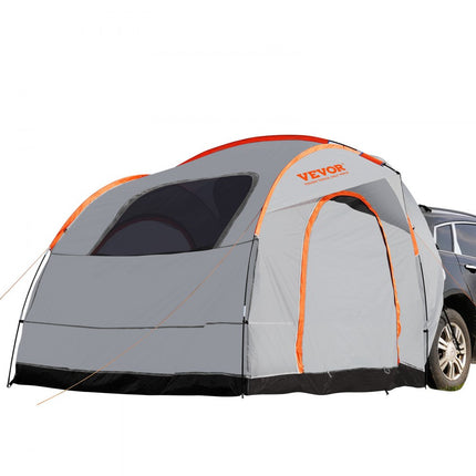 VEVOR daktent busluifel 240 x 240 x 230 cm, autotent achterklep inclusief dubbellaagse tent PU2000 mm daktent autodaktent waterdicht, geschikt voor kamperen, avontuur, uitstapjes, picknicks etc.