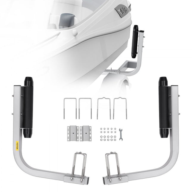 VEVOR L-vormige trailerpaal Boottrailer-instructies Cranksteun Bootgeleider, 190 mm verstelbare breedte Boottrailer Guide-on - Vervangingsonderdelen en accessoires voor skiboot Vissersboot Zeilboottrailer