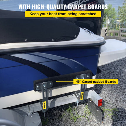 VEVOR 48" cranksteunen boottrailer bootsteunen π-vorm skiboot vissersboot