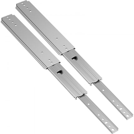VEVOR Lade Rails Ladegeleiders 2x 50,8x7,6x1,9 cm Ladelopers 225 kg Volledig Uittrekbare Ladegeleiders Gemaakt van Koudgewalst Staal