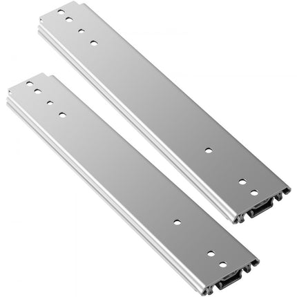 VEVOR Lade Rails Ladegeleiders 2x 50,8x7,6x1,9 cm Ladelopers 225 kg Volledig Uittrekbare Ladegeleiders Gemaakt van Koudgewalst Staal
