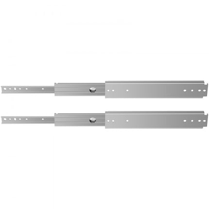 VEVOR Lade Rails Ladegeleiders 2x 50,8x7,6x1,9 cm Ladelopers 225 kg Volledig Uittrekbare Ladegeleiders Gemaakt van Koudgewalst Staal