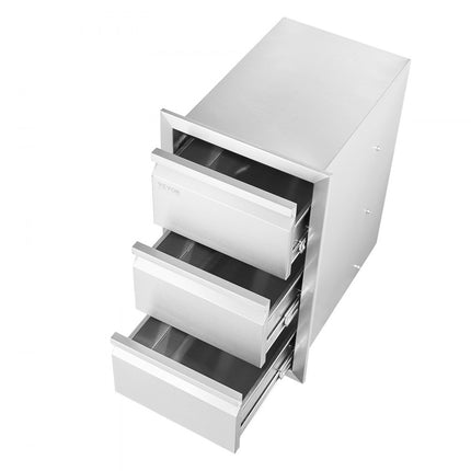 VEVOR Ladekast Lade Buitenkeuken Roestvrij Staal van Voedingskwaliteit 19,4 Kg