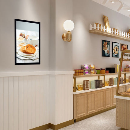 VEVOR fotolijst posterlijst LED-lichtbak 556x352mm filmposters zwart