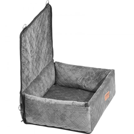 VEVOR hondenautostoel voor-/achterzit hondenstoel auto 600x500x670 18kg grijs