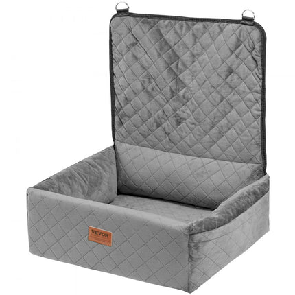 VEVOR hondenautostoel voor-/achterzit hondenstoel auto 600x500x670 18kg grijs