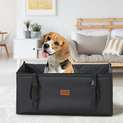 VEVOR hondenautostoel hondenachterbank achterbank hondenstoel auto 75x58x50cm zwart