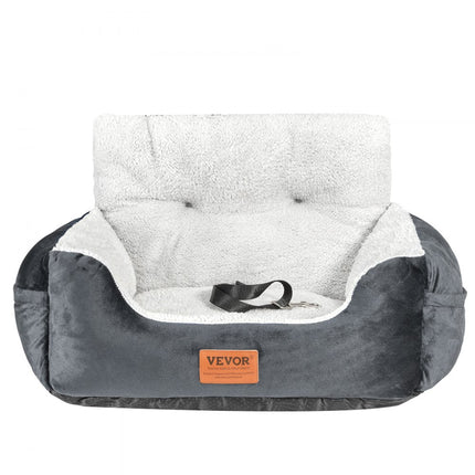 VEVOR hondenautostoel voor-/achterzit hondenstoel auto 55x48x31cm 9kg donkergrijs