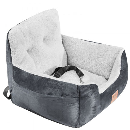 VEVOR hondenautostoel voor-/achterzit hondenstoel auto 55x48x31cm 9kg donkergrijs