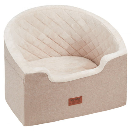 VEVOR hondenautostoel voor-/achterzit hondenstoel auto 560x508x410mm 25kg bruin