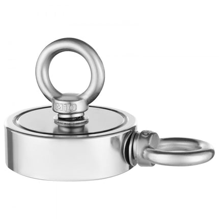 VEVOR 454kg sterke magnetische visset dubbelzijdig trekkoord karabijnhaak rood