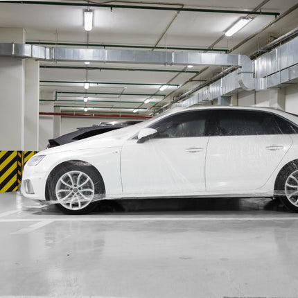 VEVOR Plastic autohoes, 10-pack wegwerp autohoezen, 22 x 12 inch, universele plastic autohoes, waterdichte stofdichte volledige hoes, autohoes voor buiten/binnen