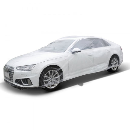 VEVOR Plastic autohoes, 10-pack wegwerp autohoezen, 22 x 12 inch, universele plastic autohoes, waterdichte stofdichte volledige hoes, autohoes voor buiten/binnen