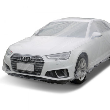 VEVOR Plastic autohoes, 10-pack wegwerp autohoezen, 22 x 12 inch, universele plastic autohoes, waterdichte stofdichte volledige hoes, autohoes voor buiten/binnen