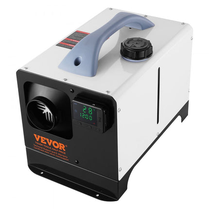 VEVOR dieselverwarmer, dieselluchtverwarmer alles-in-één met afstandsbediening en LCD-scherm, snelle verwarming, laag geluidsniveau, draagbare dieselverwarmer voor vrachtwagens, bestelwagens, campers