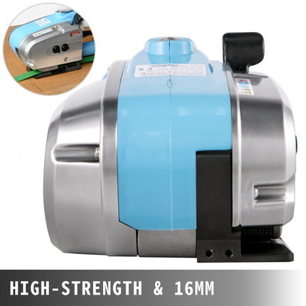 VEVOR Handheld Omsnoeringsmachine Omsnoeringsapparaat Batterij Aangedreven Huisdier / Pp-band