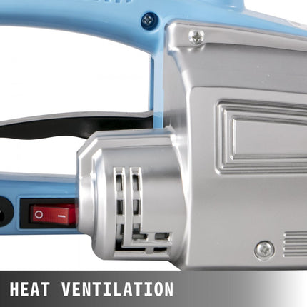 VEVOR Handheld Omsnoeringsmachine Omsnoeringsapparaat Batterij Aangedreven Huisdier / Pp-band