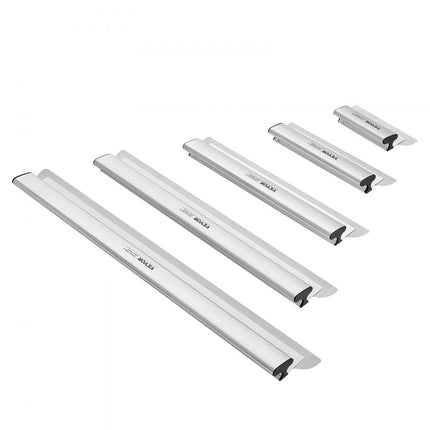 VEVOR Gipsplaatspatelbladenset, 254/406/610/813/1016 mm spatelbladen + 862-2072 mm verlengingshandgreep Roestvrijstalen messpatelgereedschap voor gipsplaat/wandplaat/gipsplaat