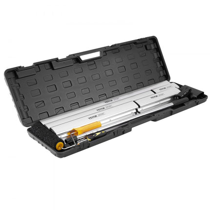 VEVOR Gipsplaatspatelbladenset, 254/406/610/813/1016 mm spatelbladen + 862-2072 mm verlengingshandgreep Roestvrijstalen messpatelgereedschap voor gipsplaat/wandplaat/gipsplaat