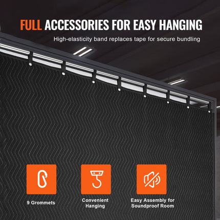 VEVOR verhuisdekens 2438 x 2032 mm meubeldekens opbergdekens van polyester stof verhuisdekens transportdekens meubelinpakdekens inpakdekens ter bescherming van meubels