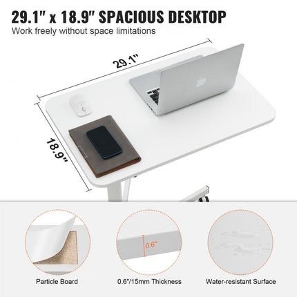 VEVOR mobiel sta-bureau 723-1122mm Verstelbaar zit-sta bureau