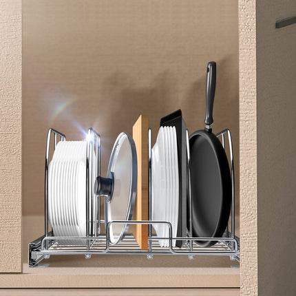 VEVOR Verstelbare Afdruiprek Afdruiprekhouder, 12,5" x 21" Keukenkast Afdruiprek Ideaal voor het opbergen van potten, pannen, snijplanken