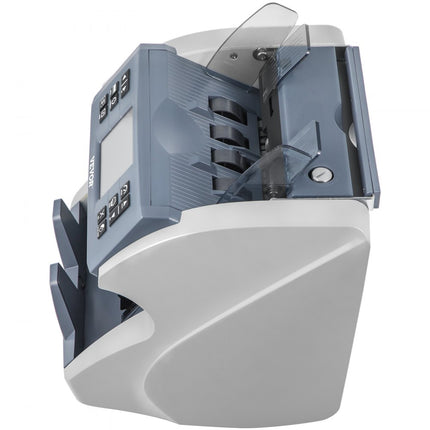 VEVOR Bankbiljettenteller 200 Biljetten Geldtelmachine >800pcs/min Biljettelmachine met 8 Meerdere Modellen en Meerdere Detectie, voor Supermarkten Metro's Automatische Verkopers Detailhandelaren enz