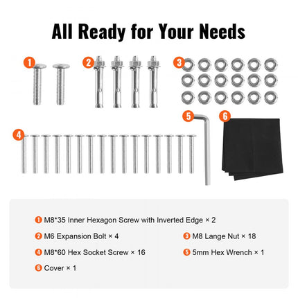 VEVOR brandhoutrek metaal 386x36x117cm brandhoutrek stalen frame gepoedercoat brandhout onderdak 400kg met waterdichte hoes stapelhulp houten onderdak voor veranda tuin terras tuin