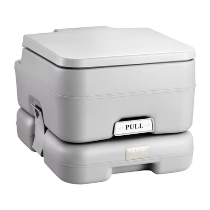 VEVOR Draagbaar toilet Campingtoilet Commodestoel 12L Mobiel toilet