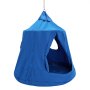 VEVOR hanggrot 150 kg hangzak kinderen voor binnen en buiten, hangmat 110x117cm, sensorische schommelstoel met LED-lichtketting, hangtent, speeltent voor kinderen en volwassenen