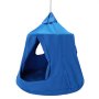 VEVOR hanggrot 150 kg hangzak kinderen voor binnen en buiten, hangmat 110x117cm, sensorische schommelstoel met LED-lichtketting, hangtent, speeltent voor kinderen en volwassenen
