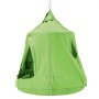 VEVOR hangende grot, hangende tent met een capaciteit van 150 kg, voor binnen en buiten, hangende tas, sensorische schommelstoel met LED-lichtsnoeren, 110 x 117 cm, hangende tent, hangende stoel voor kinderen en volwassenen, groen